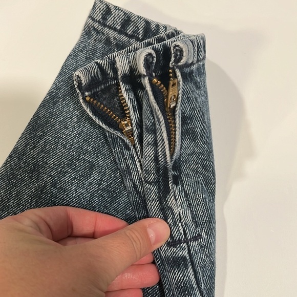 Sasson- vintage, stonewashed, 13, grey blue denim jeans - Picture 2 of 11